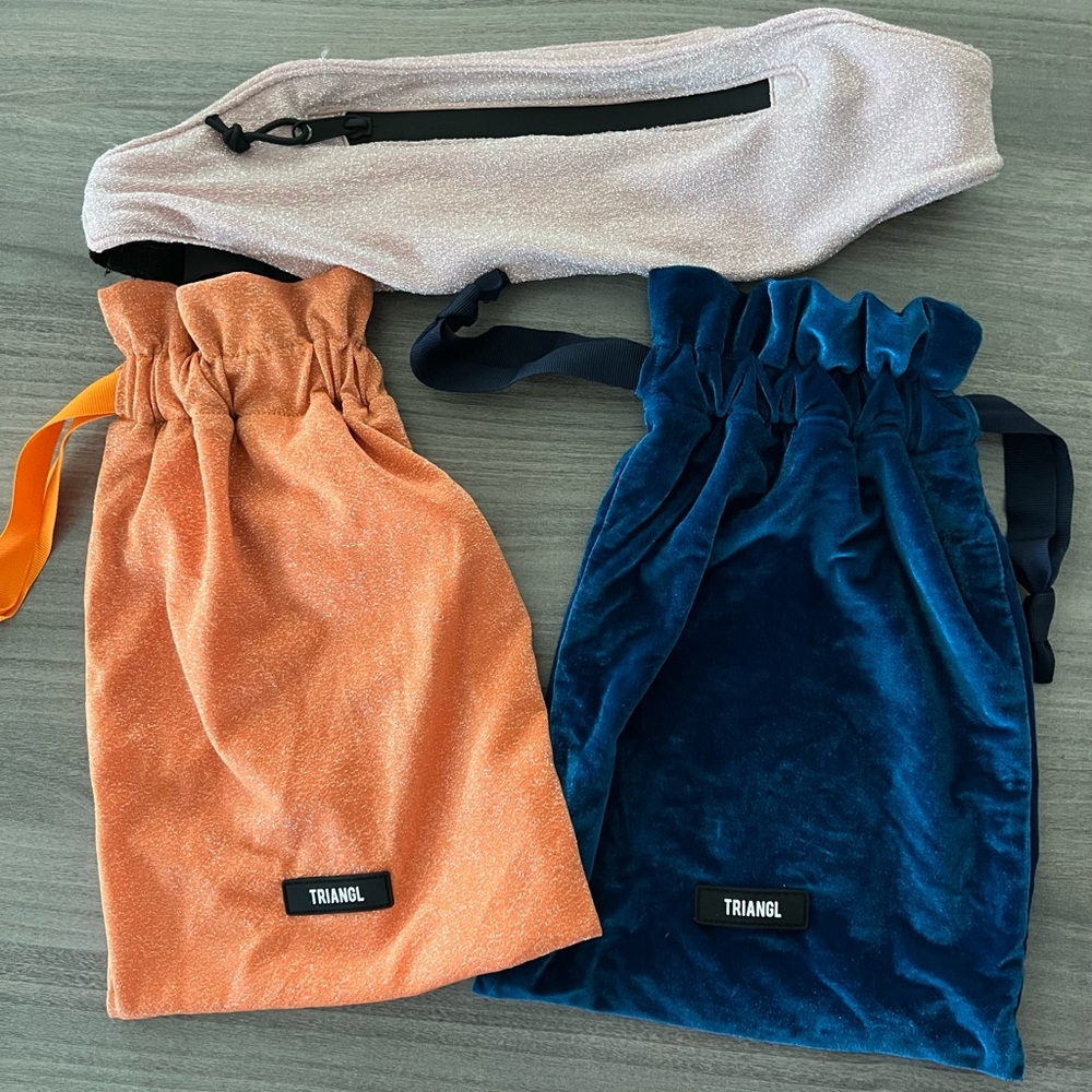 Triangl swimsuit travel bags   bundle